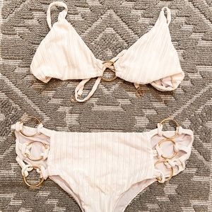 White Velvet Bikini